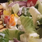 Alkaline Crackers made with Salad