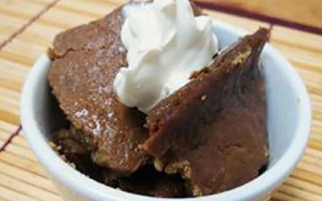 Alkaline Cornmeal-Molasses Pudding