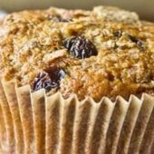 Alkaline Raisin Bran Muffin