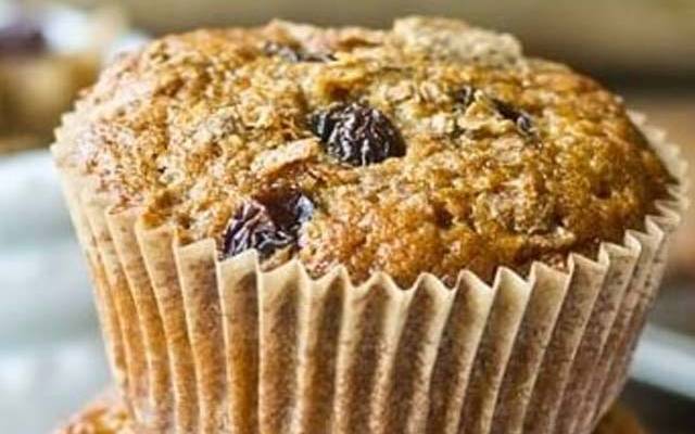 Alkaline Raisin Bran Muffin