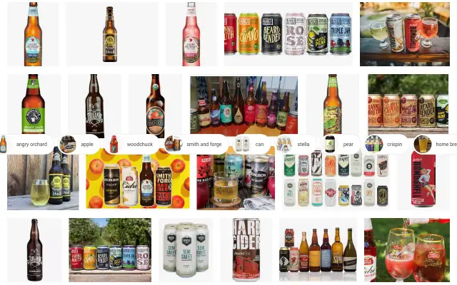 Alkaline Hard Cider Selection