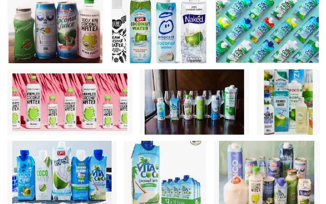 Alkaline Coconut Water Selection